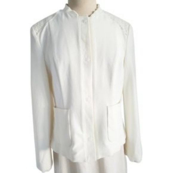 Marc Cain Jackets & Blazers - NWT MARC CAIN Light Cream Summer Blazer